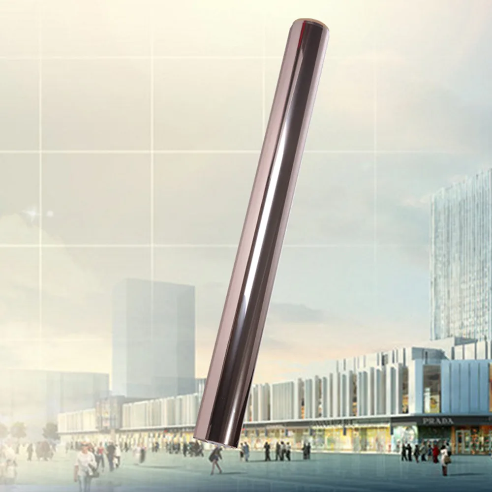 Бронзовая и серебристая Тонировочная пленка SUNICE для окон