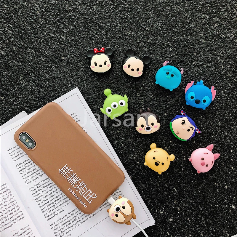 Защитный чехол с мультяшным рисунком для iPhone 8 Plus 4 5 6 6S 7 X Xs Max XR Funda Plus|Органайзеры