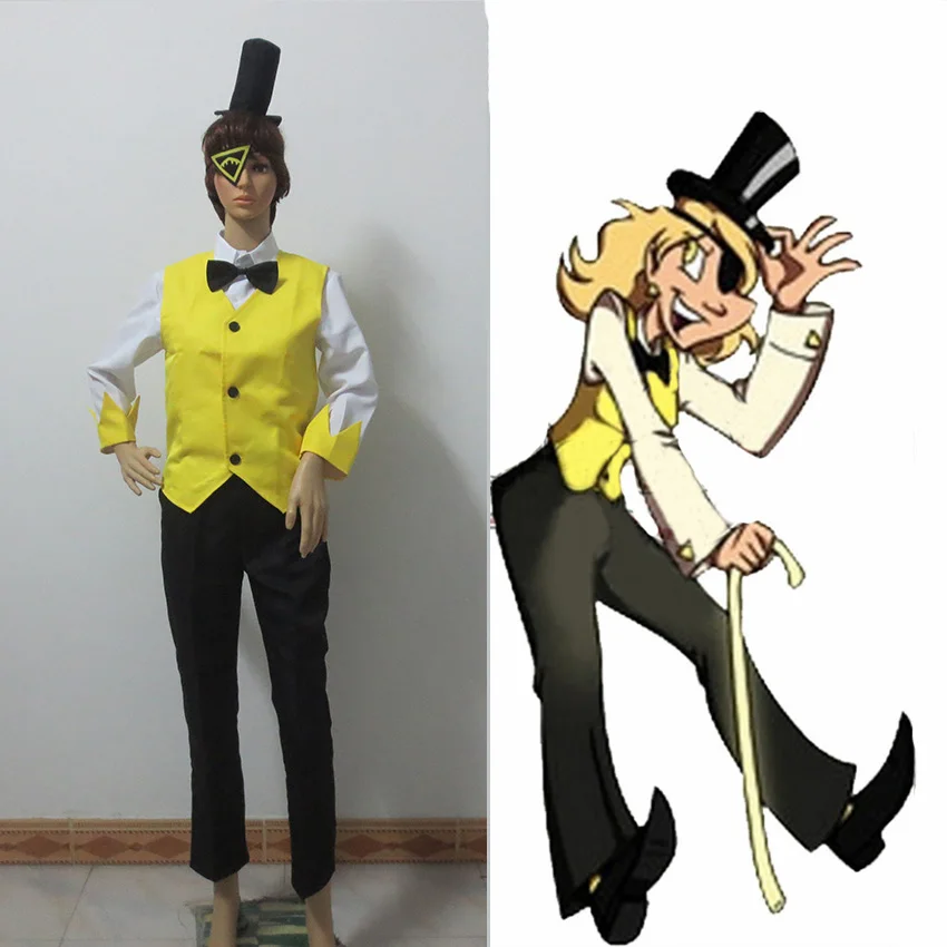 Гравити Фолз Косплей Костюм атака наряд Хэллоуин на заказ Бесплатная доставка |