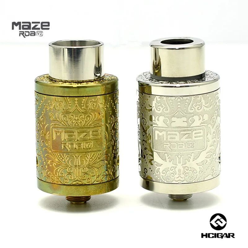 Атомайзер HCigar Maze V2 RDA в стиле Кеннеди регулируемая палуба Восстановленный