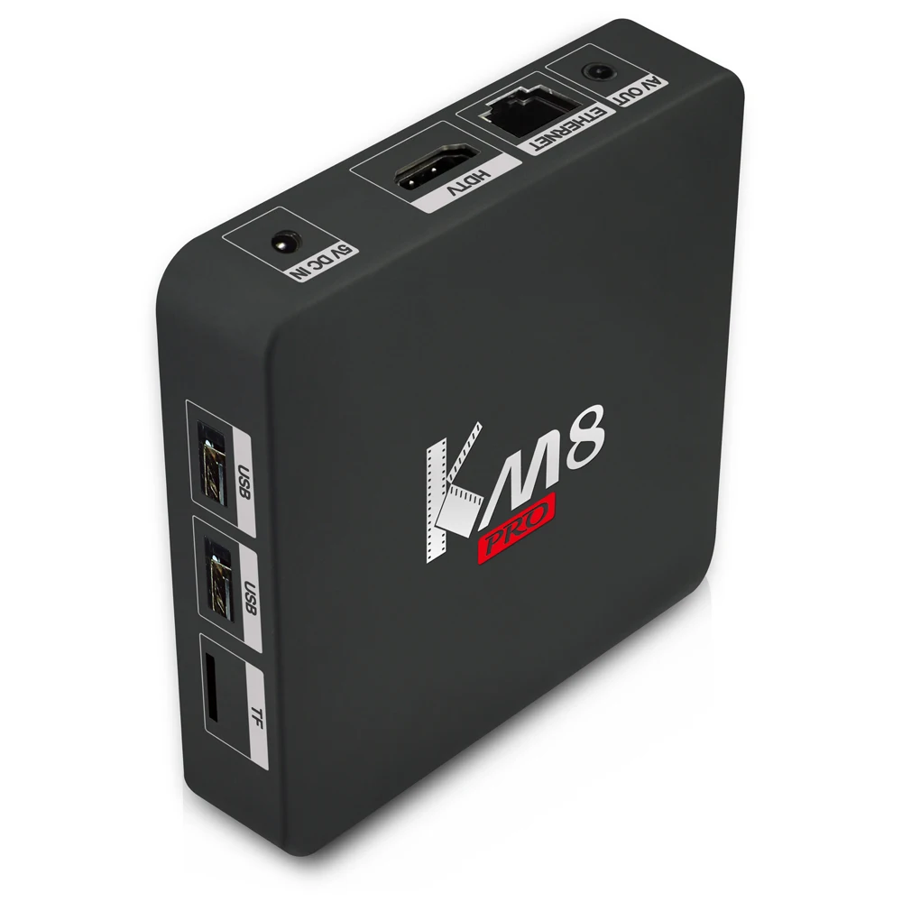 2018 Лидер продаж KM8 Pro Smart ТВ Box с Amlogic S912 Восьмиядерный Процессор Поддержка Bluetooth 4 0