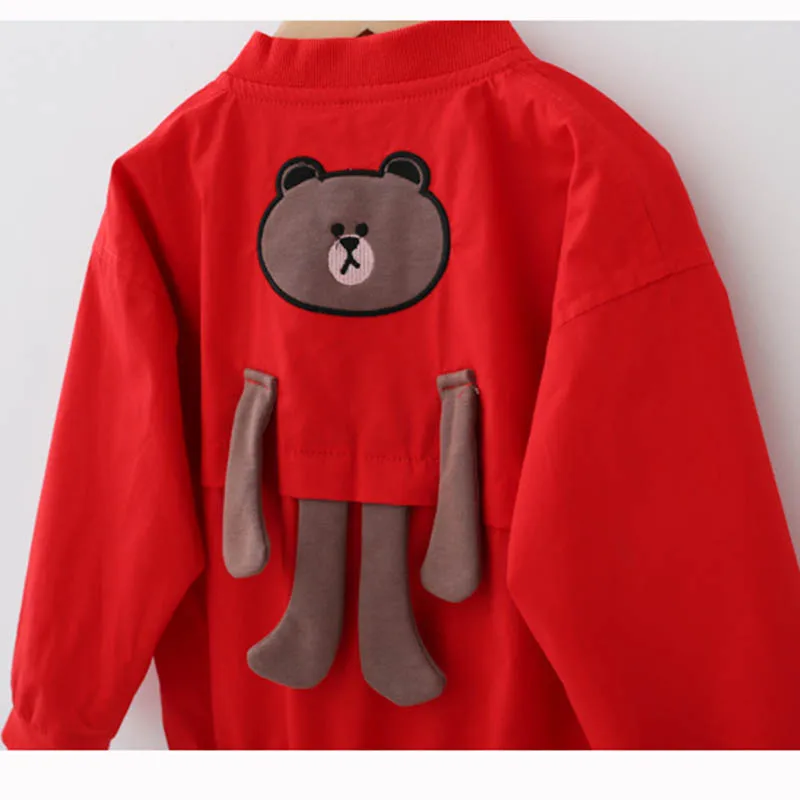 2017 New Spring Autumn Baby Girls Jacket Children Cartoon Windproof Coat Outerwear Enfant Fashion Long Sleeve Clothing | Детская одежда