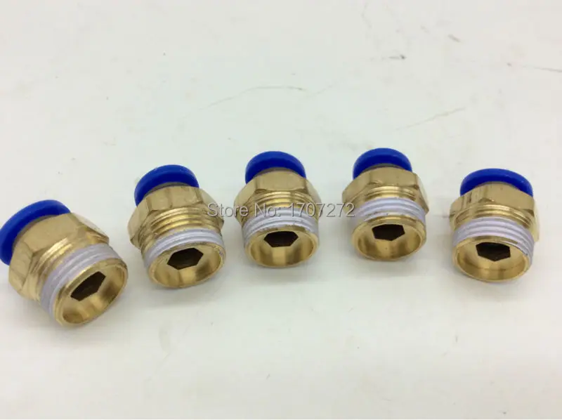 Бесплатная доставка 8 мм трубка Пневматическая прямая быстрая муфта 3/8 &quotрезьба