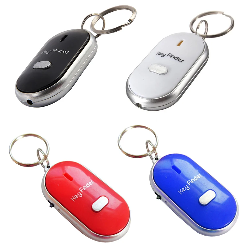 Четверка светодио дный Key Finder Locator Найти потерянные ключи цепь Новинка