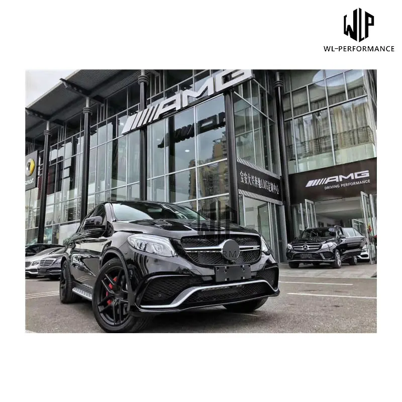 W292 Комплект кузова ПП Неокрашенный фронт бампер задний бампер для Mercedes-Benz W292 GLE 400 купе GLE63 AMG стиль