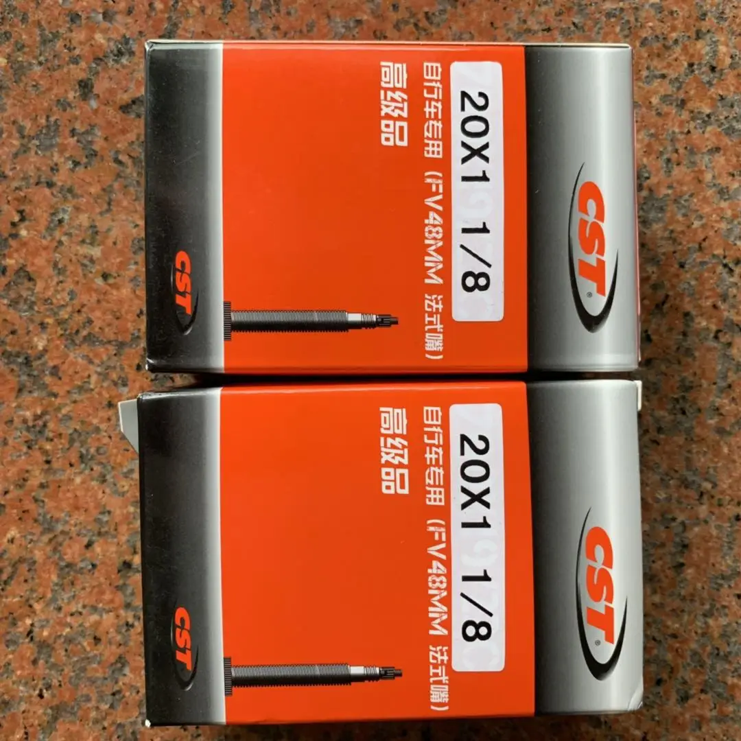 2pcs presta 48mm 2 шт. CST 2" x 1 1/8 20 451 406 20" x1.35 1,0 трубы Presta F/V 48 мм 60 мм трубка для 451 406 JAVA Minivelo BMX Запчасти для складного велосипеда - Цвет: 2pcs presta 48mm