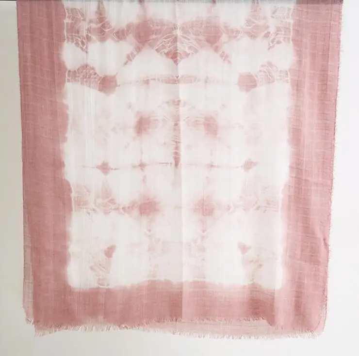 Tie Dye Шарф полиэстер/хлопок мягкость бахрома женщина шарф Зимний Для мужчин 2019
