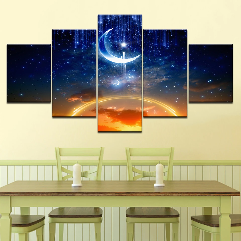 Плакат и картина на стену Луна плакаты холсте Художественная печать Картина