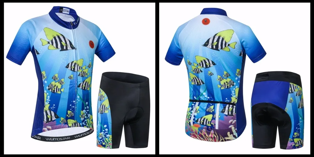 WEIMOSTAR детский велосипед одежда из трикотажа Лето mtb велосипед Джерси одежда Ropa Ciclismo Дети Открытый велосипед спортивная одежда Джерси