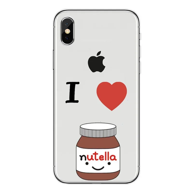 Забавные таблетки для озноб шоколада Nutella чехол TPU мягкие силиконовые чехлы