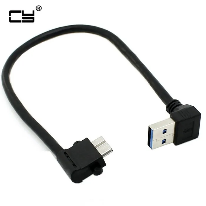 Угловой 90 градусов USB 3 0 для Micro 10 pin правый угловой кабель 20 см сотового телефона и