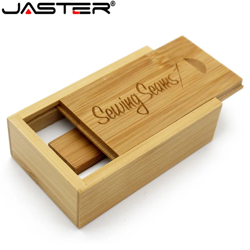 Usb флеш накопитель JASTER деревянный с коробкой 8/16/32/64 ГБ|USB флэш-накопители| |