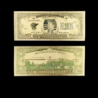 colored american dollar banknotes bill note one billion banknotes in 24k gold plated wonderful craft for collection