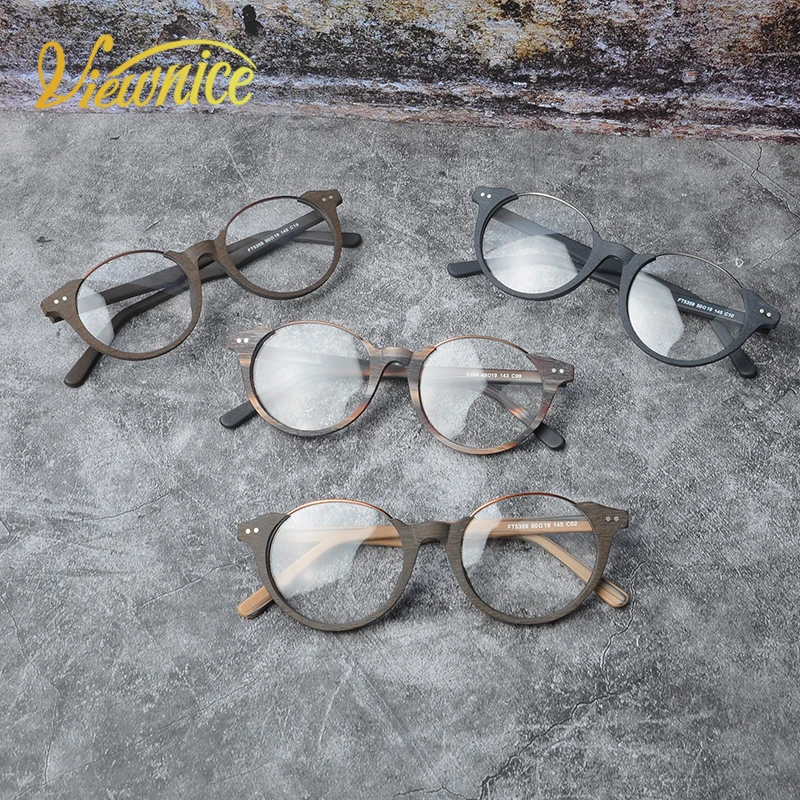 Модные новые очки Armazones Opticos Mujer оправа GoggleMen женские ретро очки деревянная оправа фирменный дизайн полуметаллический обёрточная бумага