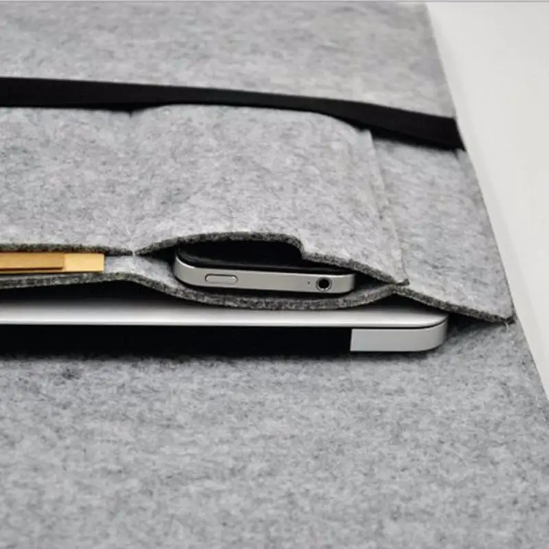 Чехол из шерсти для Apple Macbook Air Pro Retina 11 12 13 3 15 дюймов Защитная сумка ноутбука 14