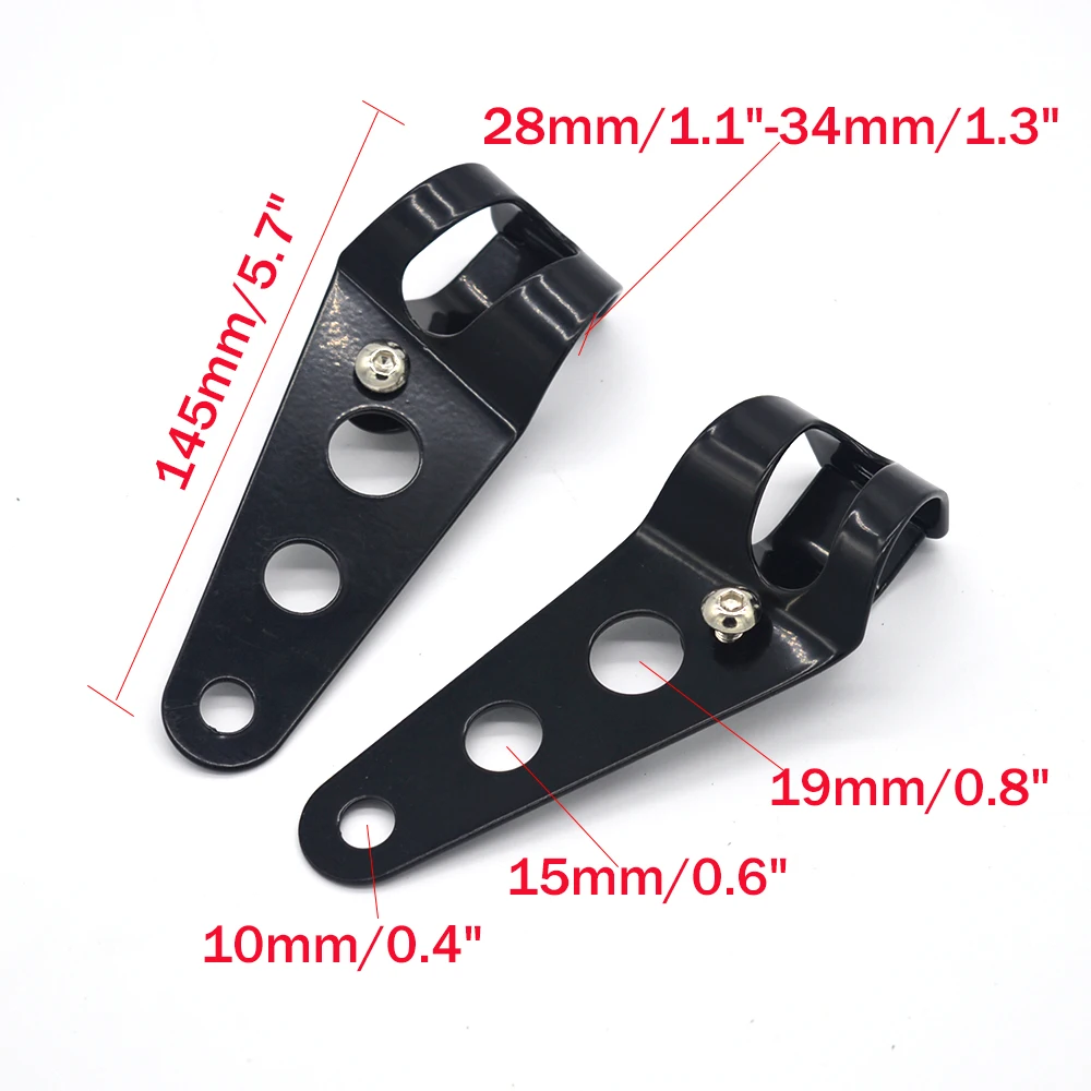 1 комплект универсальных мотоциклетных фар с комплектом обтекателей крепежными