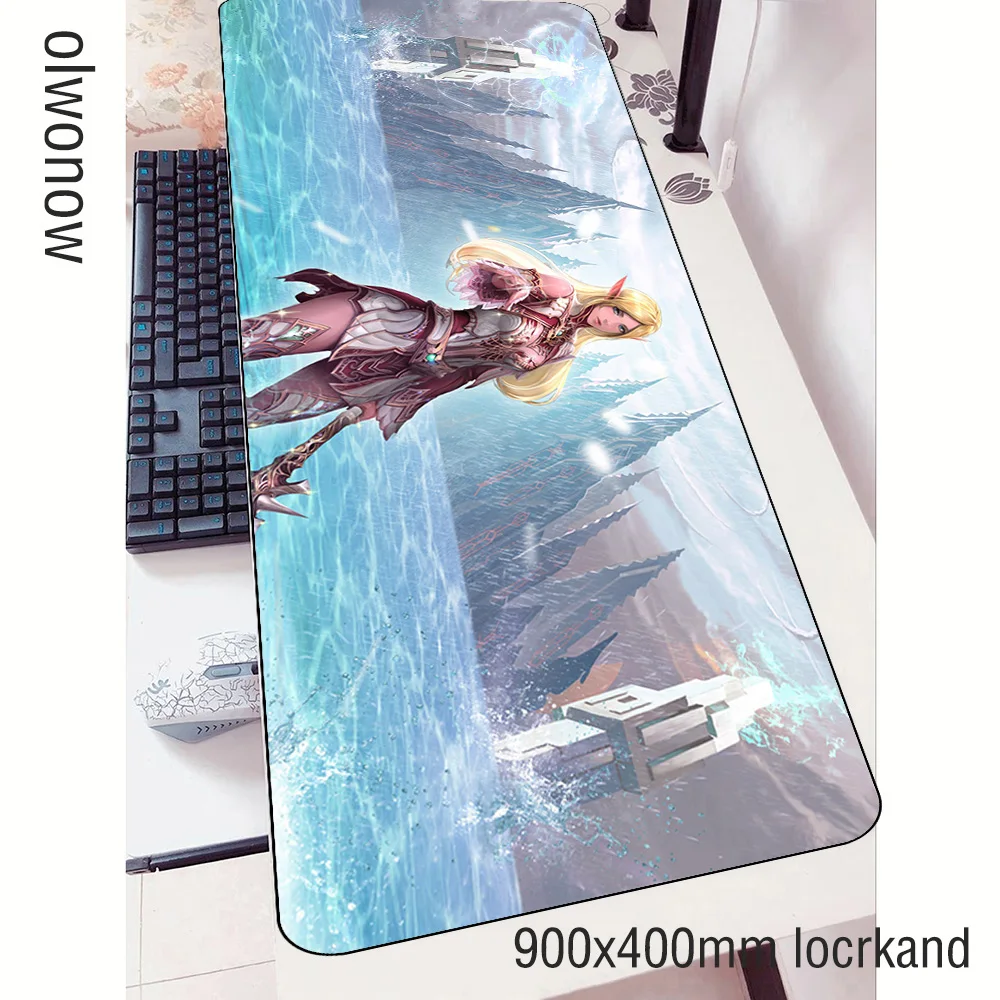 Игровой коврик для мыши lineage 2 900x400x3 мм большой игровой в подарок геймерский