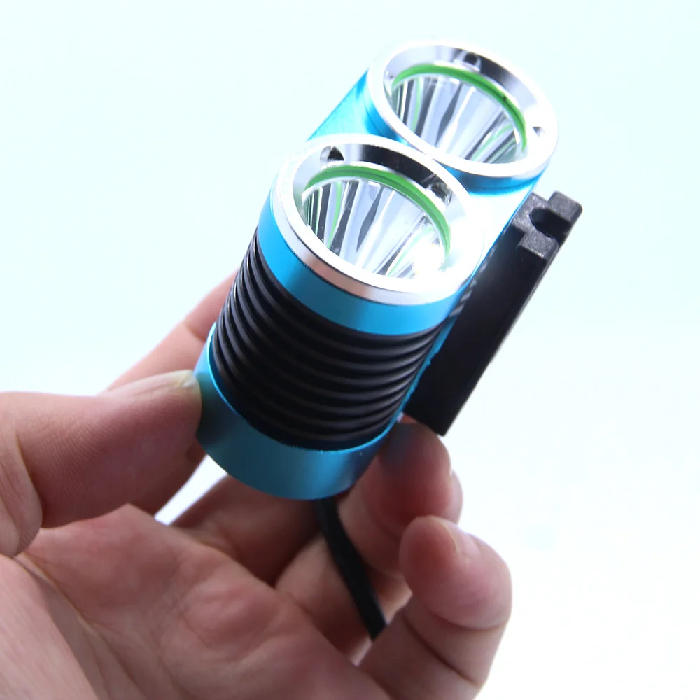 Walkfire 2XT6 LED 5000 люмен перезаряжаемый велосипедный фонарь горный велосипед