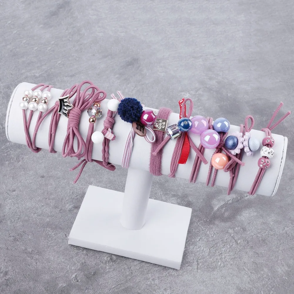 12 шт./компл. Новинка эластичные повязки для волос с красивыми цветами девочек