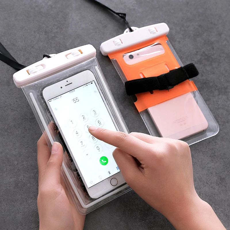 Универсальный Водонепроницаемый Чехол JAMULAR для телефона iPhone X 8 7 6 6s Plus прозрачный