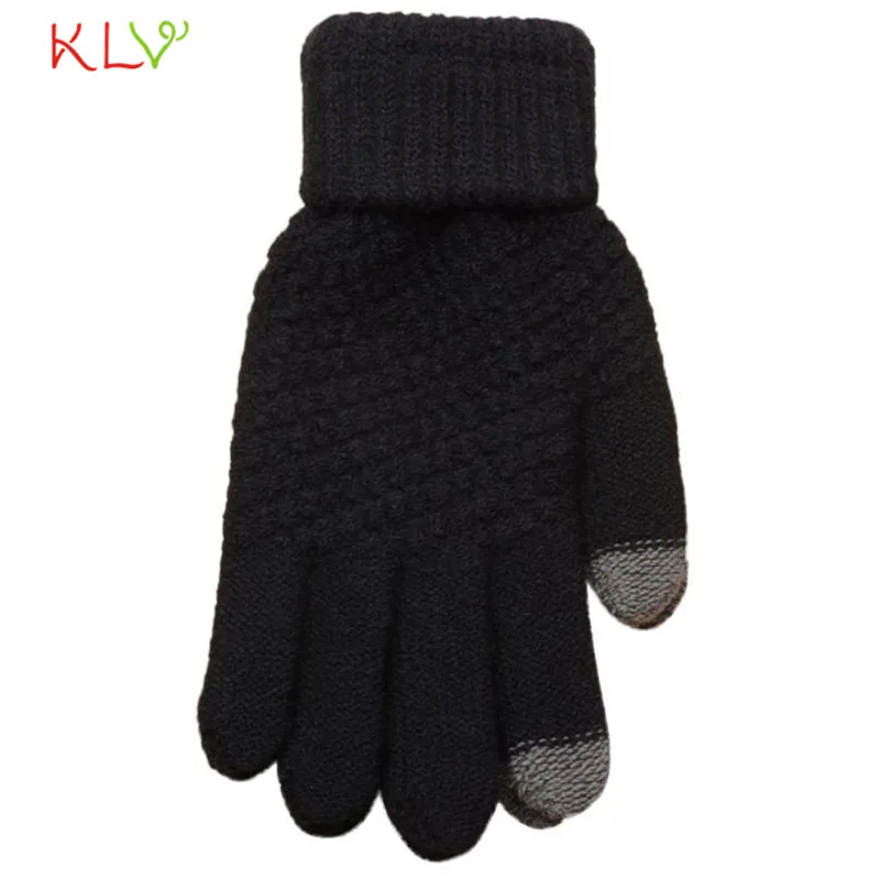 Мужские и женские шерстяные перчатки зимние теплые варежки 17SEP7|gloves knit|mitten glovesknitted