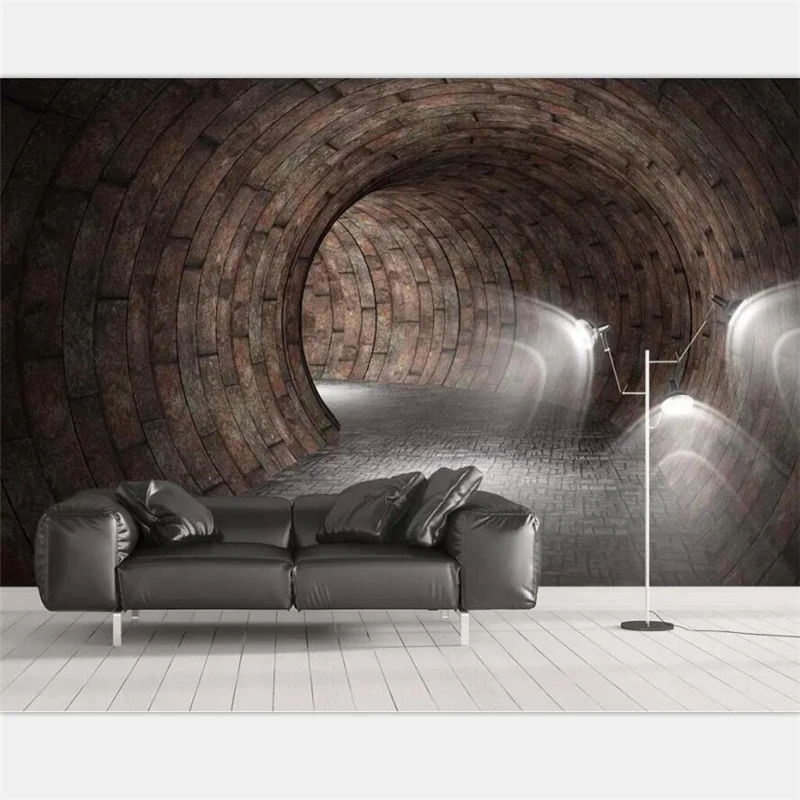 

beibehang Wallpaper custom large high-end abstract space three-dimensional future background wall European living room Wall