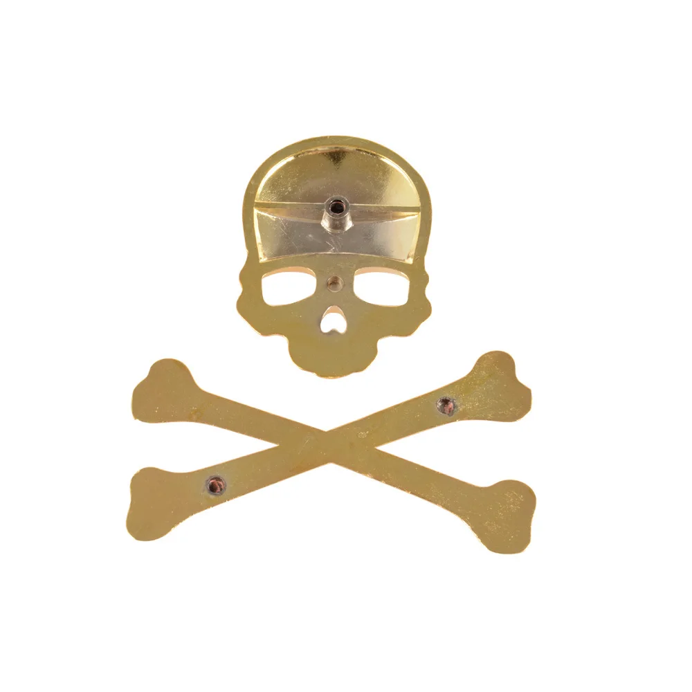 Автомобильный Стайлинг 3 цветов череп крест скула наклейка автомобильная 3D