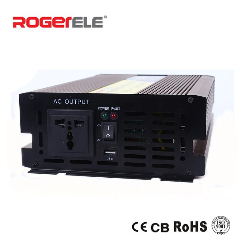 1500 Вт 12VDC/24VDC до 110VAC/220VAC чистый синусоидальный инвертор заряжаемый от