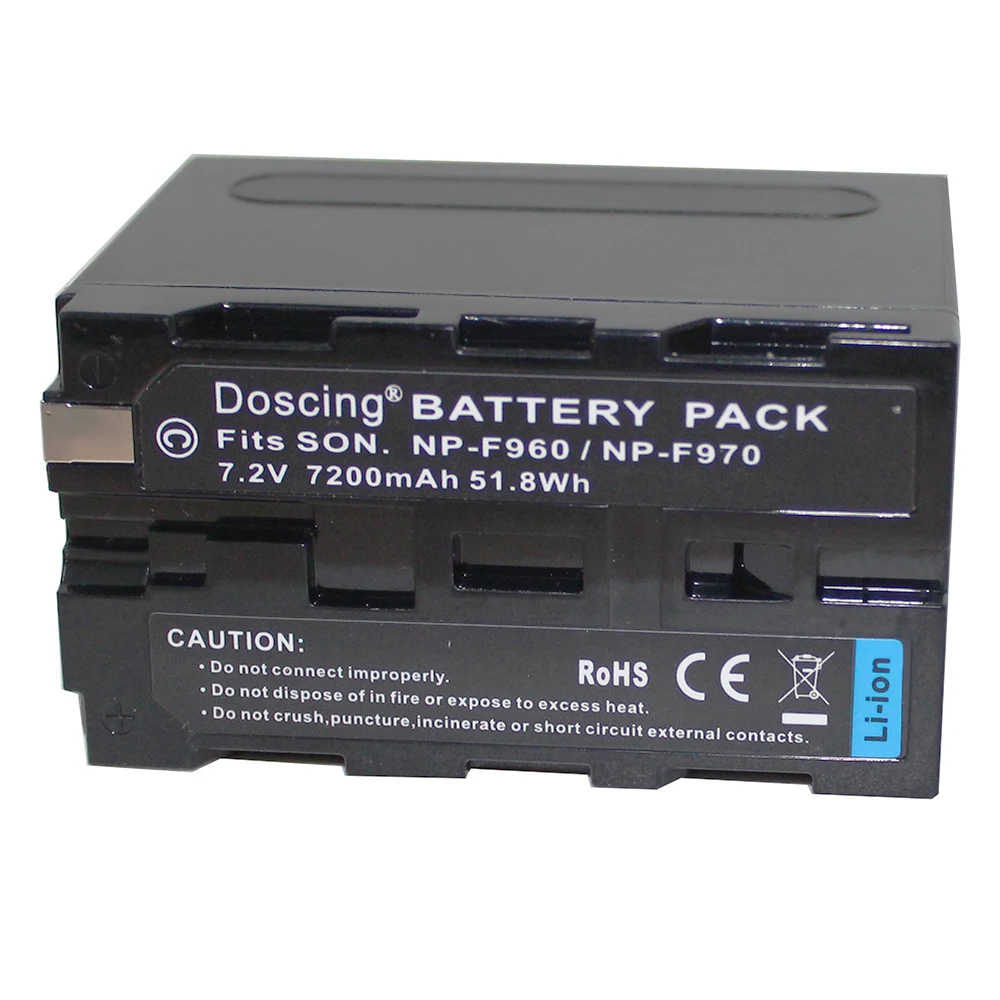 Аккумулятор для SONY F950 F330 F550 F570 F750 F770 198P 7200 мА/ч аккумулятор NP-F960 | Электроника