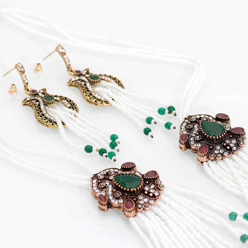 SUNSPICE MS длинные африканские бусины комплект ювелирных изделий нигерийские