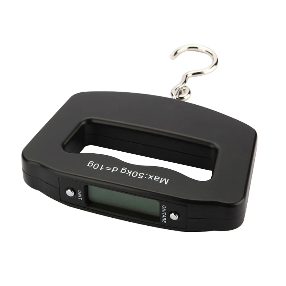 AUBIG Useful Portable 50kg LCD Display Digital Hanging Scales Electronic Weight Fishing Luggage Airport Market Hook | Инструменты