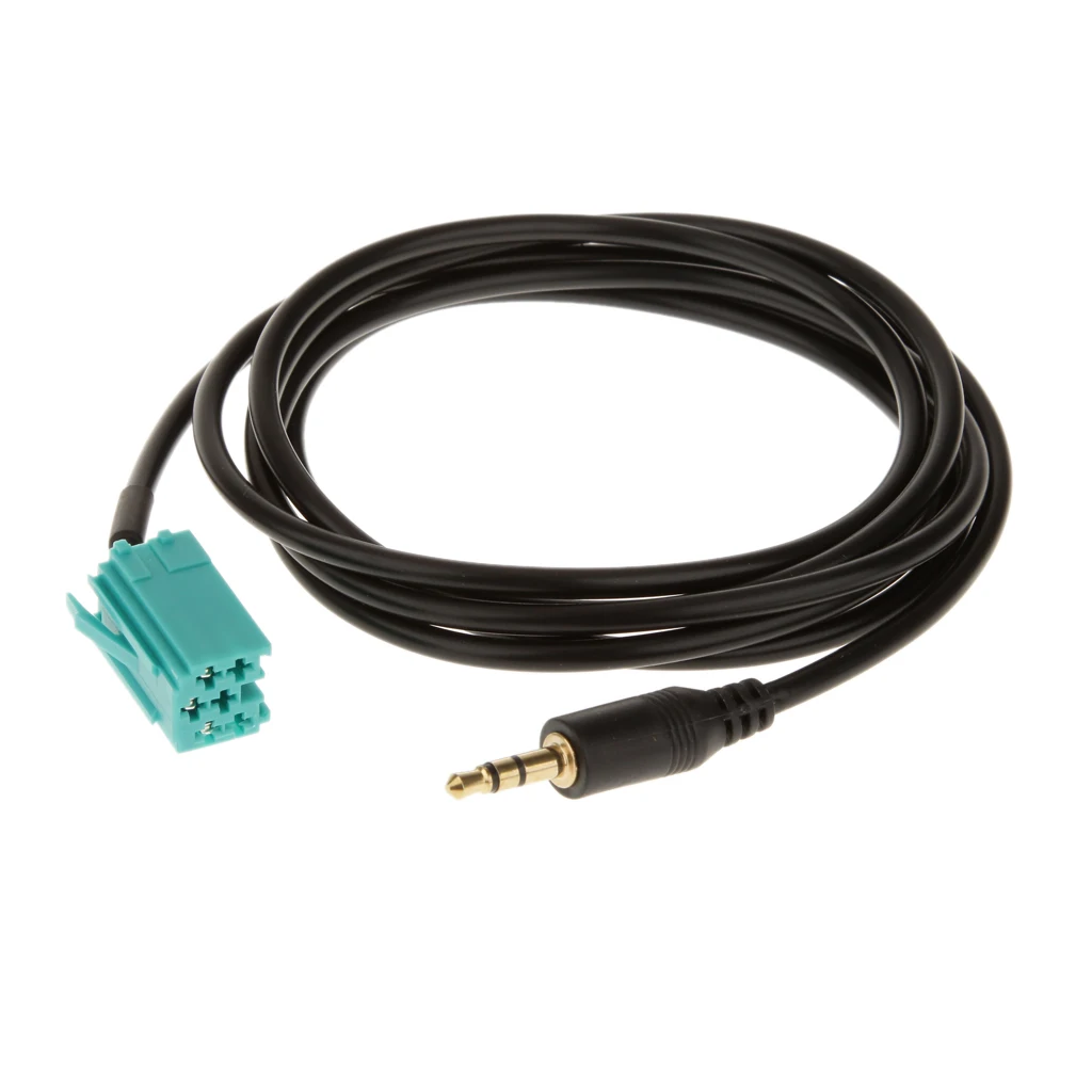 

Car Aux Stereo Audio Line Input Adapter Cable 3.5mm for Clio Megane