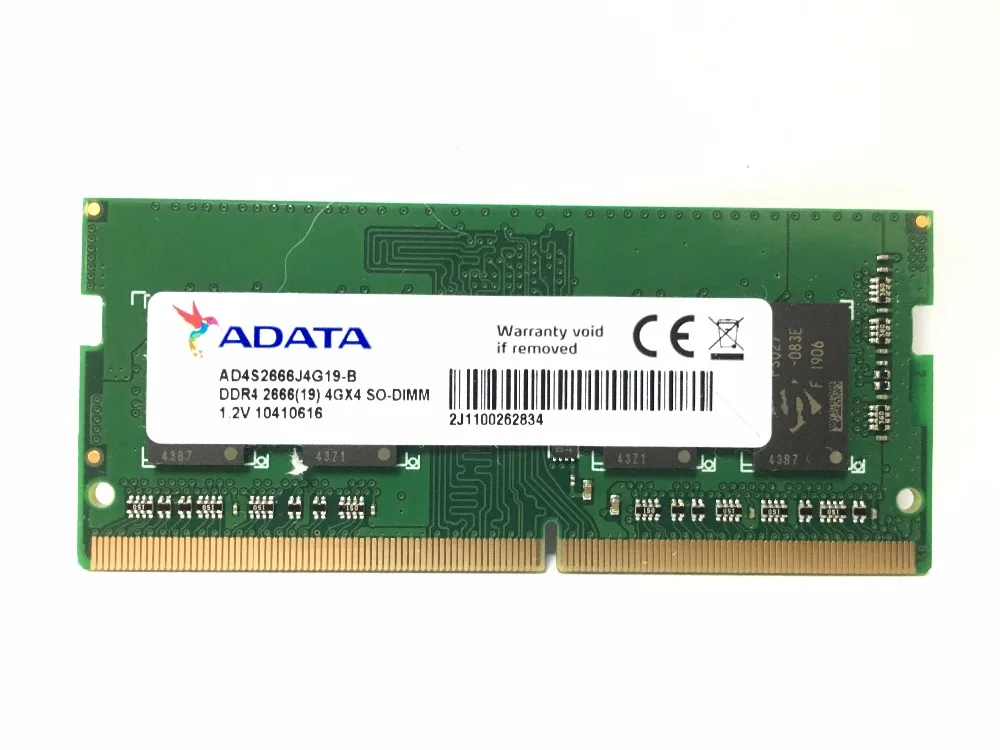 ADATA NB DDR4 PC4 4GB 8GB лэптоп ноутбук Память RAM Memoria Module компьютер 4G 8G 2666MHZ 2400 MHZ 2666 MHz