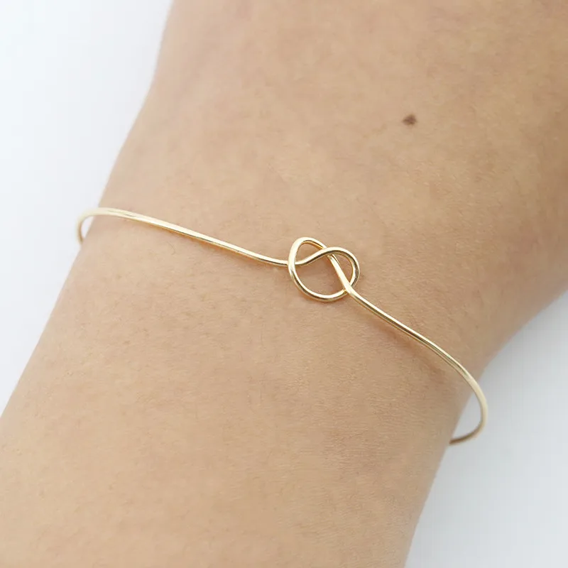 PINJEAS браслет ручной работы с изящным сердечком проволока для браслетов