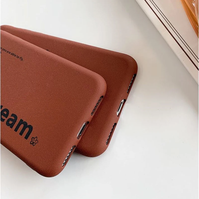 COOLY Brown Frosted Case For Xiaomi Redmi 4A 4X 5A 6A 5 Plus 6 Pro Back Cover on Note 4 7 Ultra Slim TPU Silicone Coque |