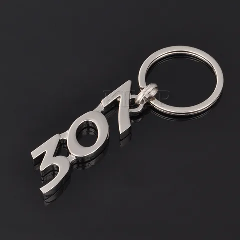 Модный брелок для ключей, брелок для ключей для Peugeot 206 207 307 308 408 508