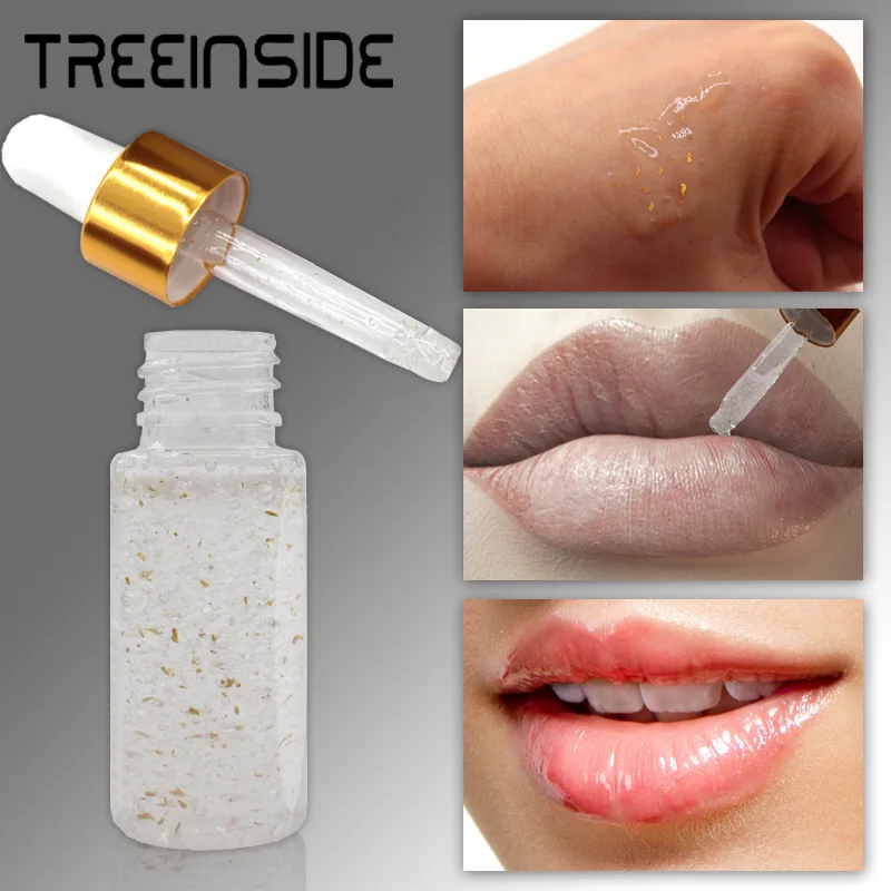 Facial makeup serum 24k Rose gold foil Hyaluronic acid essence Collagen Firming skin Moisturizing Shrink pores Black circle | Красота и