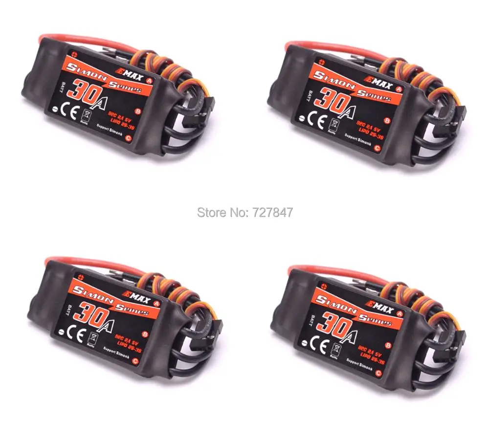 Новинка 30A Simonk ESC для квадрокоптера QAV250 F450 F500 F550 RC Мультикоптер Квадрокоптер
