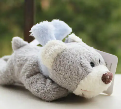 

Home love animals Blue Scarf bear Refrigerator Sticker Fridge Magnet For Kids Message Holder Home Decor