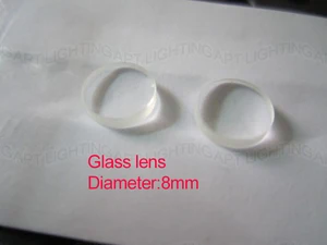 Новый 2 шт. качество 808 нм лазерный диодный фокус стеклянная линзаколлиматорный объективдиаметр 8 мм