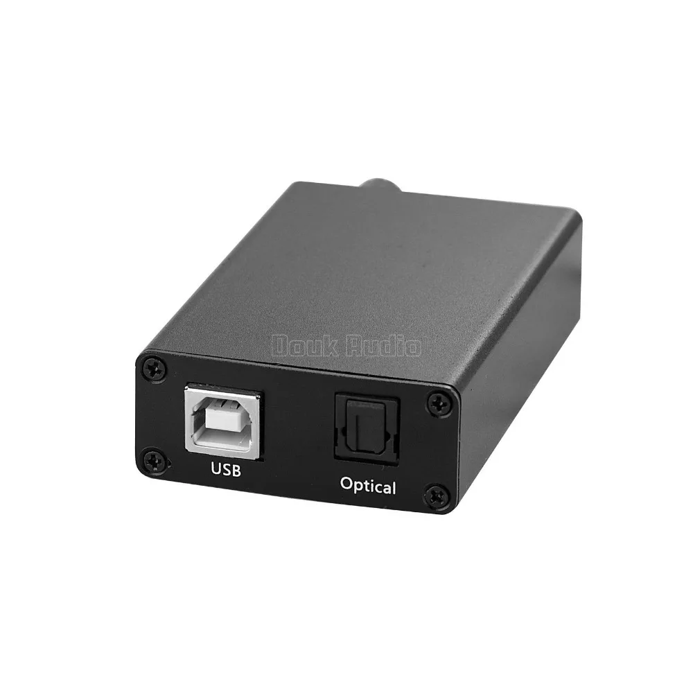 Оптический цифро аналоговый преобразователь Douk Audio HiFi USB DAC TDA1305T мини усилитель