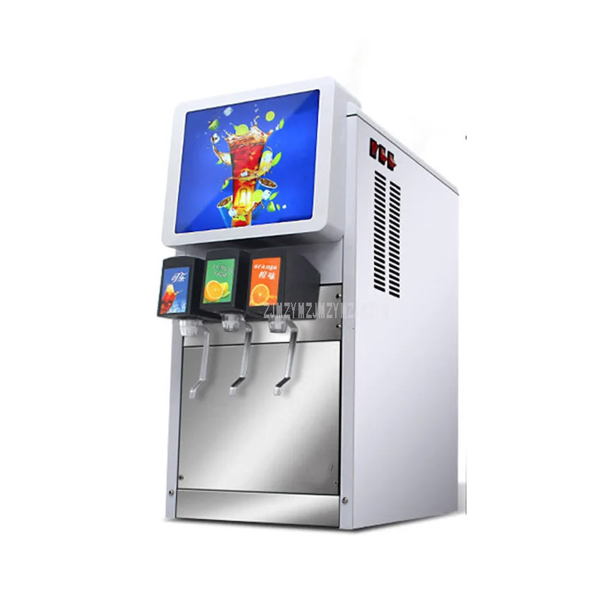 

218-C 220V/110V Commercial 3 Valves Cola Making Machine Automatic Electric Cold Cola Dispenser Carbonated Drink Maker Machine