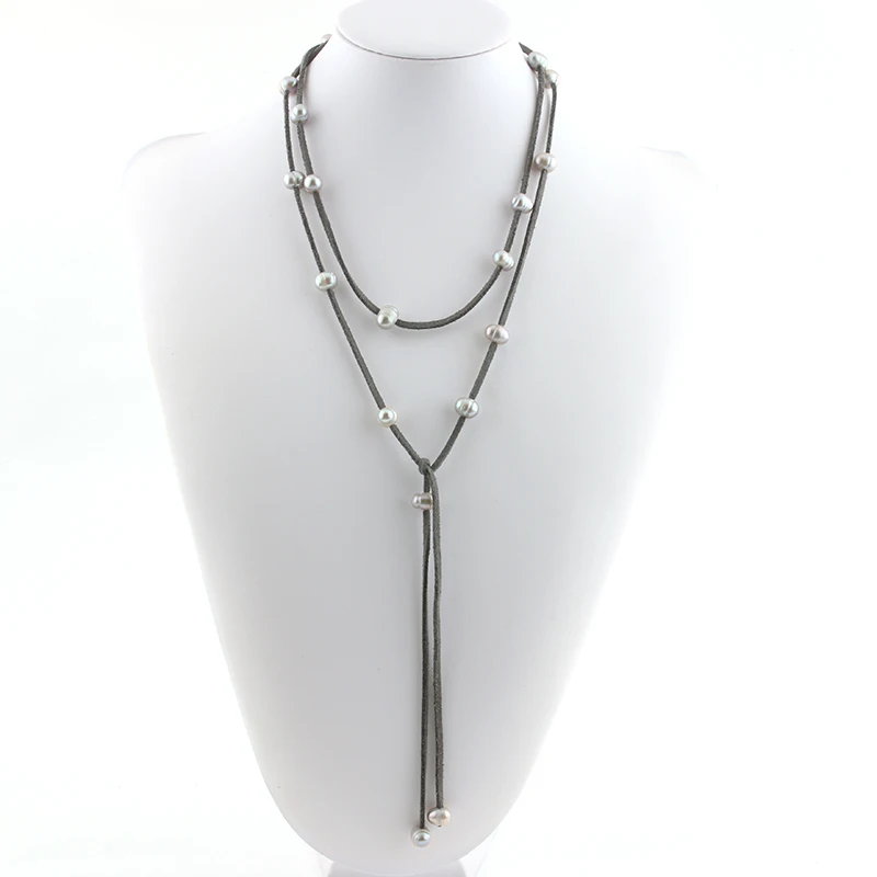 Браслеты из натурального пресноводного жемчуга подвеска Модный корейский