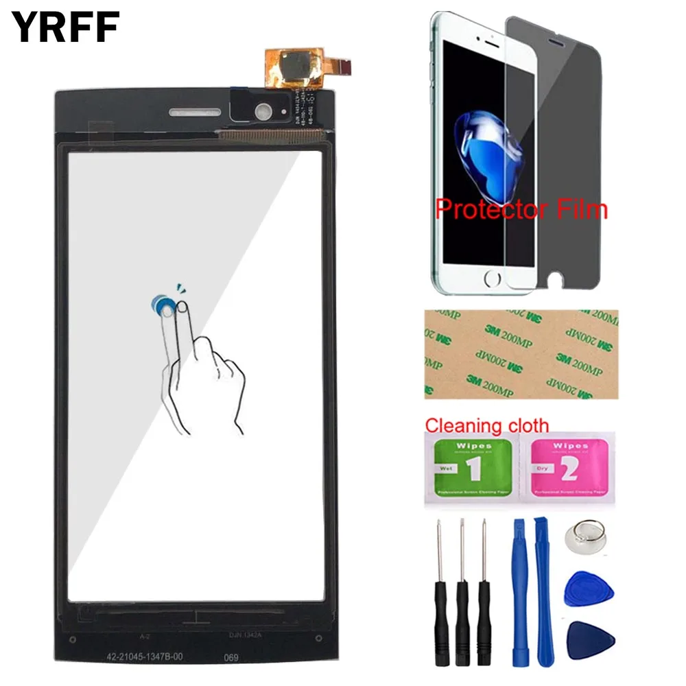 Панель сенсорного экрана YRFF 4 5 ''для Fly FS451 FS 451 панель с дигитайзером переднее