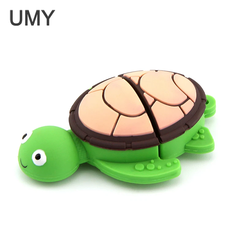 USB-флеш-накопитель UMY в виде черепахи 8 ГБ 100% оригинальная USB-флешка 2 0 | Компьютеры