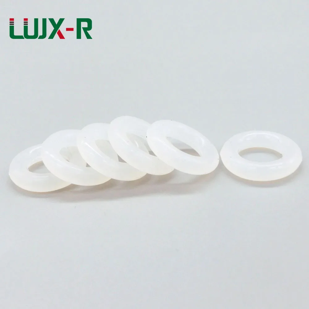

Силиконовое уплотнительное кольцо, белое уплотнительное кольцо, диаметр 15/18/20/21/24/27 мм, толщина 4 мм, LUJX-R