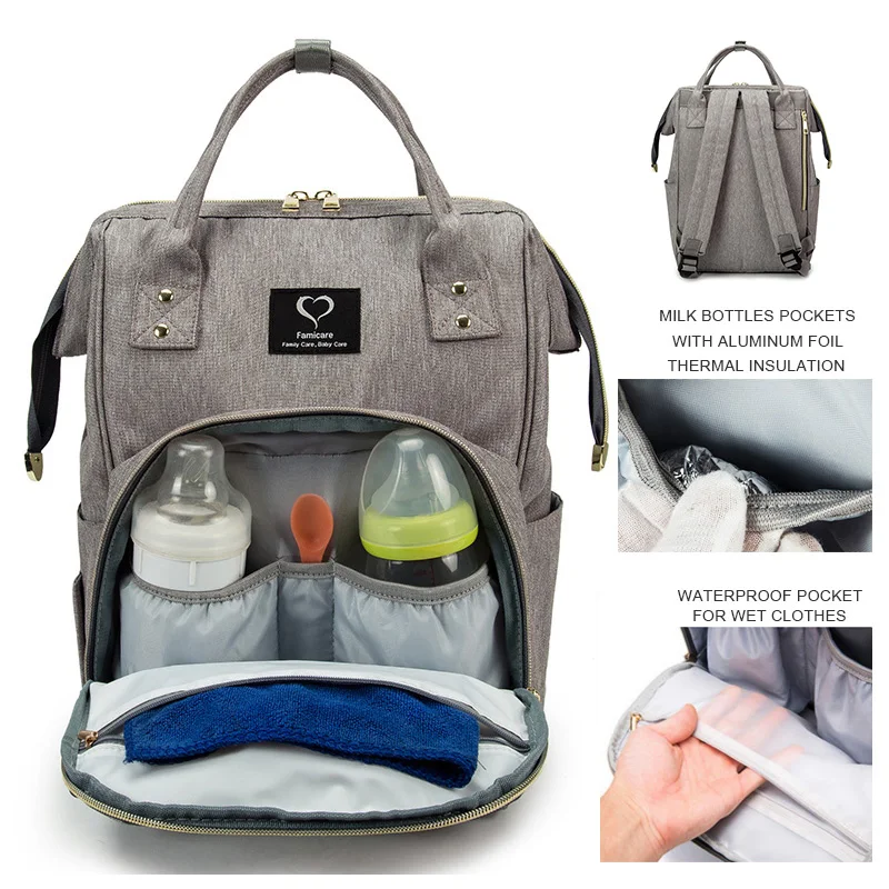 Комплект из 3 предметов детские товары товар для детских подгузников сумка