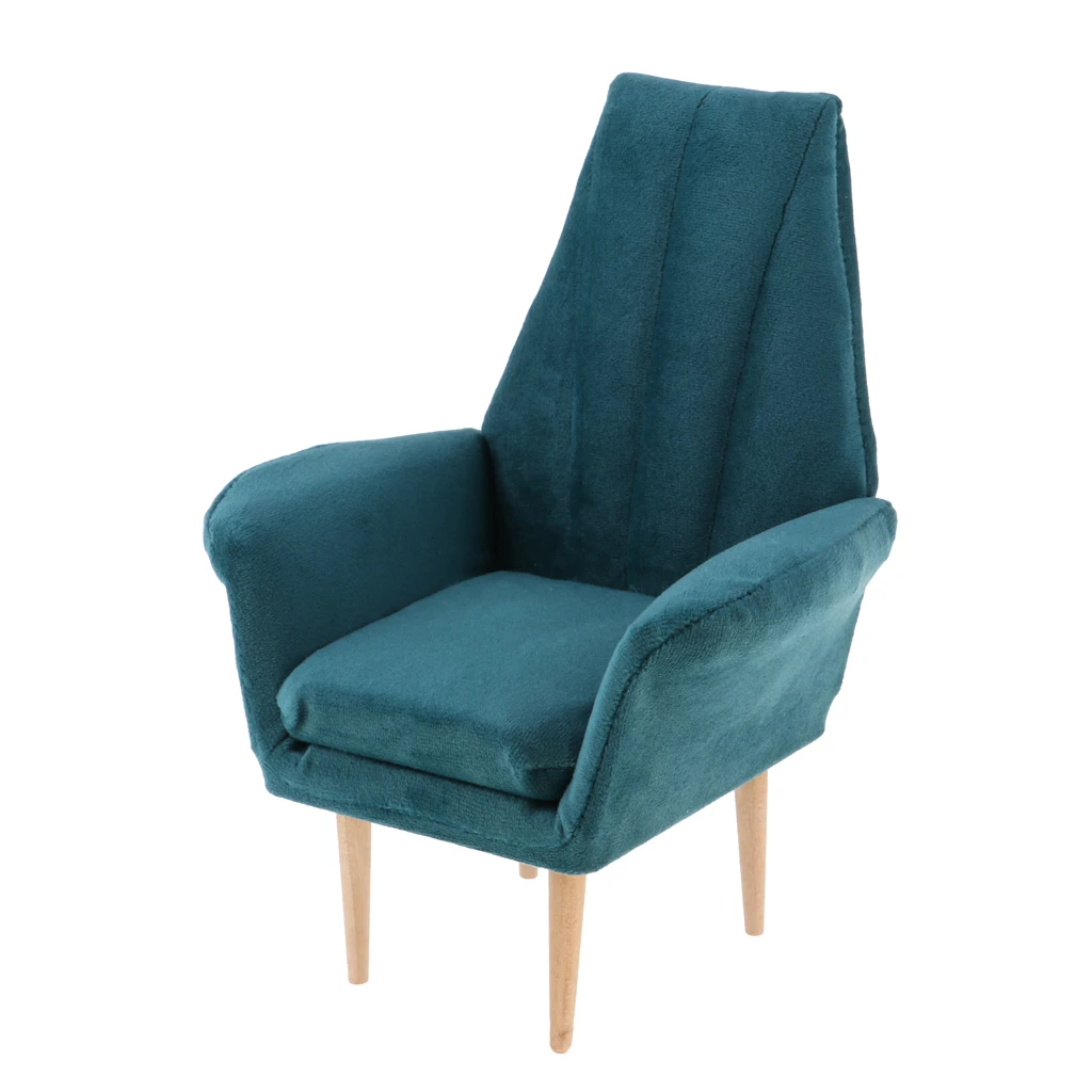 Miniature Dollhouse Single Sofa 12inch Dolls Furniture Chair 1:6 Scale | Игрушки и хобби
