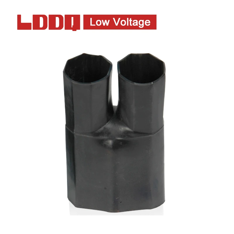 Термоусадочные трубки низкого напряжения с 2 отверстиями 2:1 термоусадочные