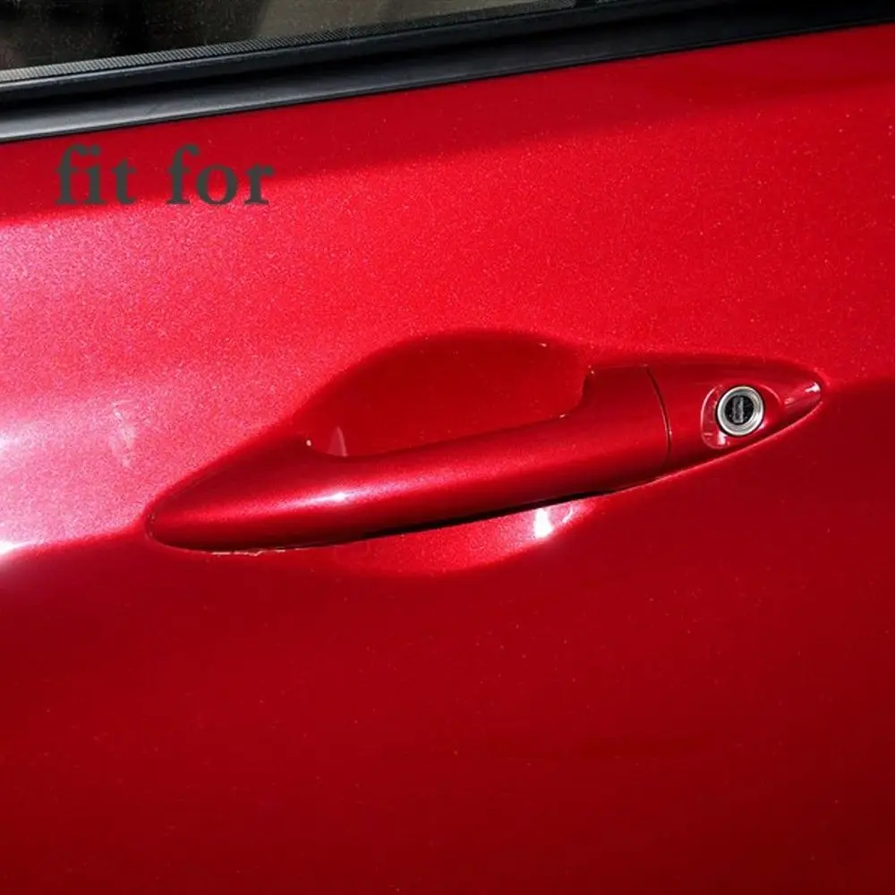 Новый автомобиль экстерьер ABS Chrome дверные ручки чашки Миски Аксессуары подходит